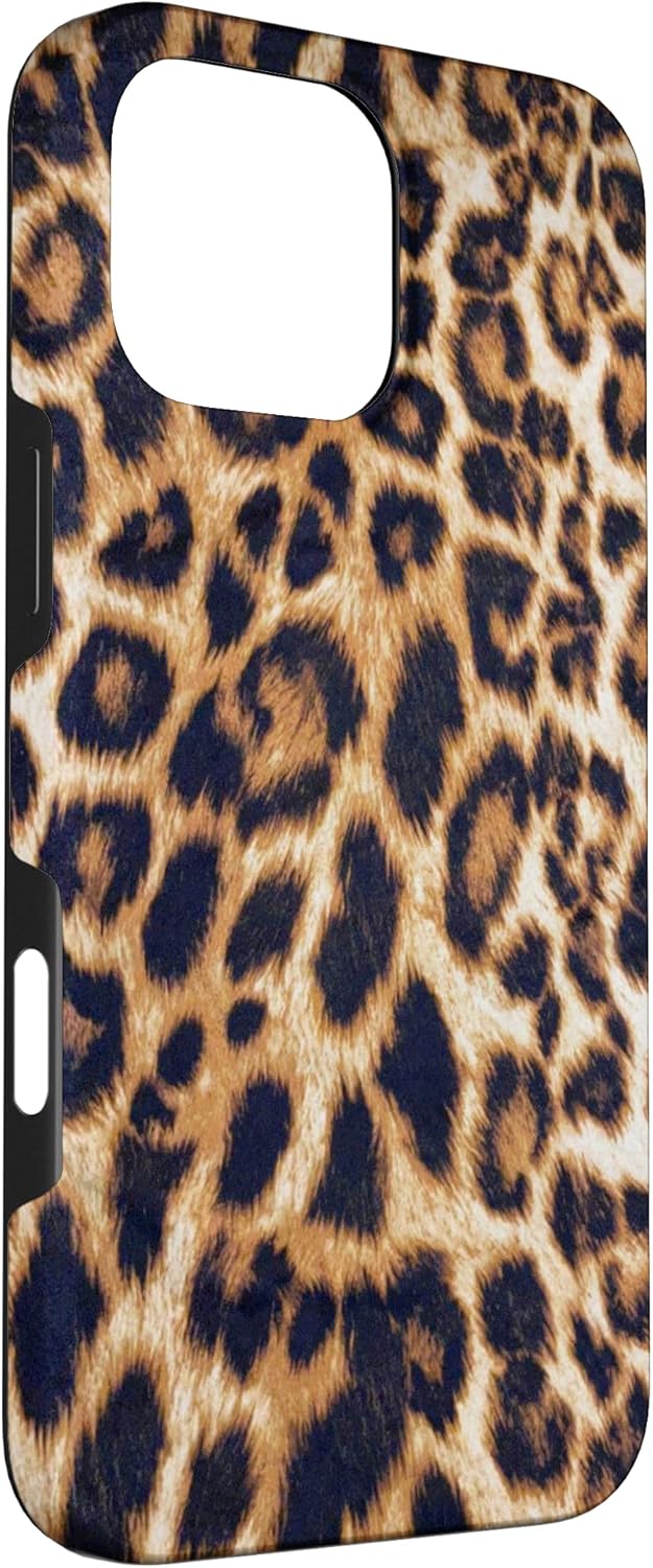 Leopard Girl Print Case for iPhone 16 Pro Max
