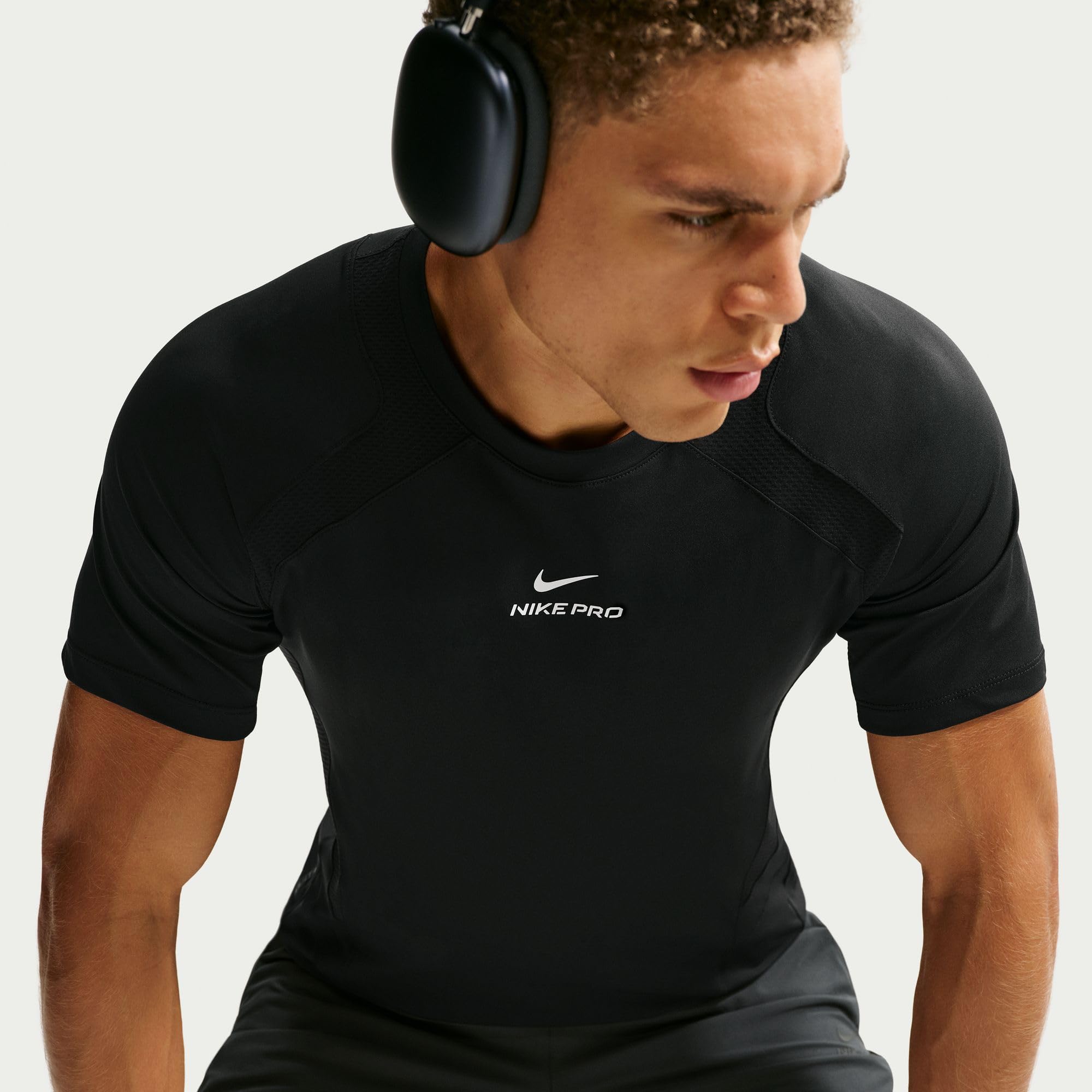 NIKE koszulka męska z krótkim rękawem Mężczyźni Nike Pro Training Dri-fit Adv Herren-kurzarmshirt