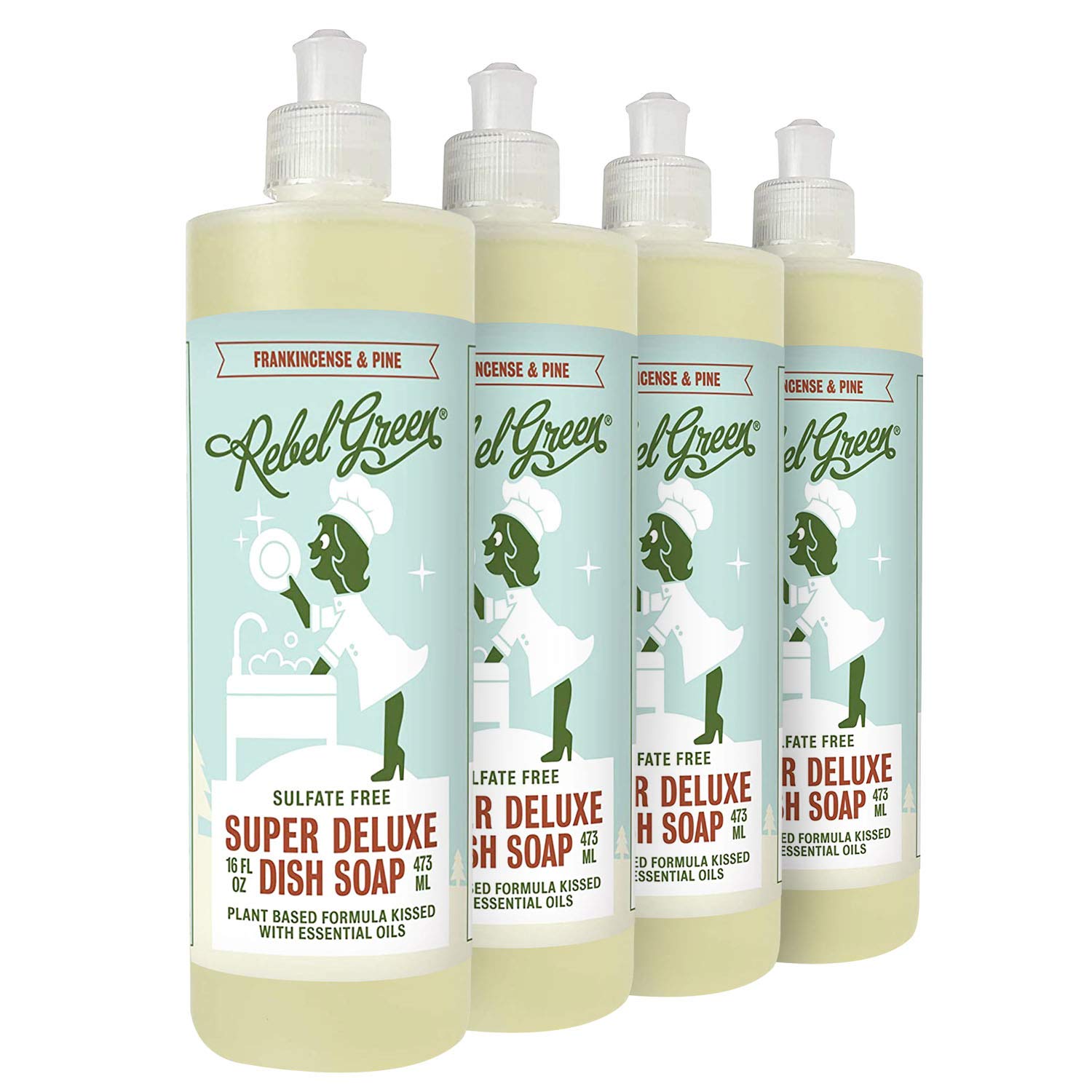 Buy Rebel Green Super Deluxe Dish Soap Natural Dishwashing Soap