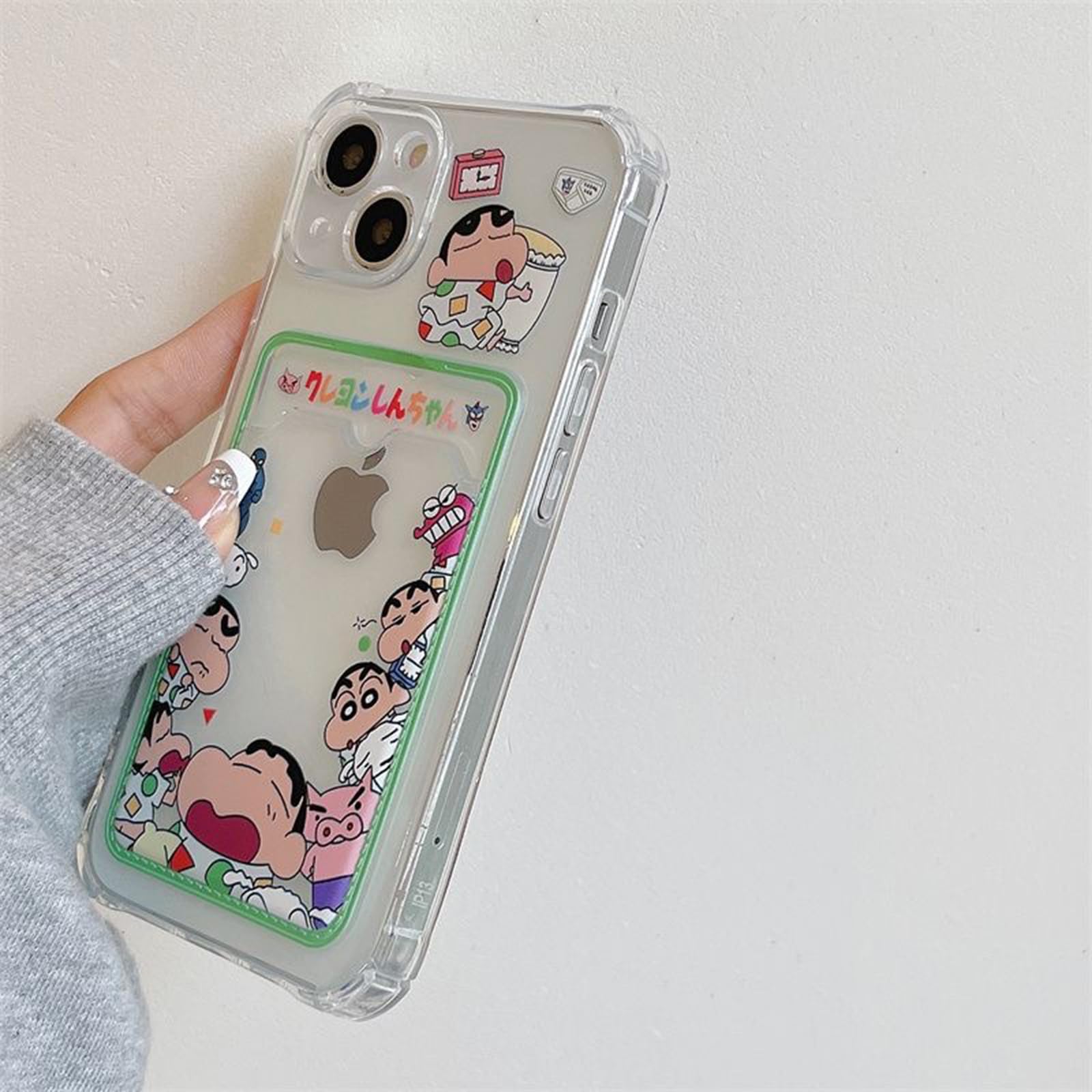 Amazon.co.jp: Mlxgnana クレヨンしんちゃん iPhone15Pro 用 ケース