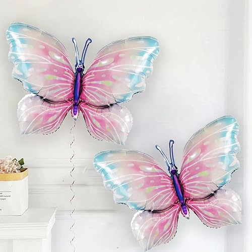 Vista 52 de Globos de abeja, 6 piezas de globos de aluminio con forma de helio para fiesta de animales de dibujos animados para selva safari temática telón