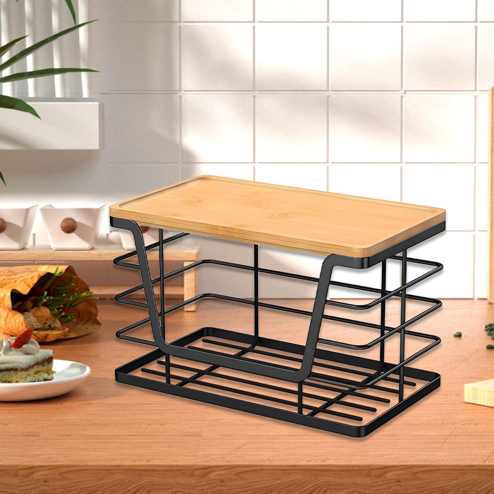 Dispensador de bolsas de basura dispensador de bolsas de alta resistencia | Organizador apilable para Lavandería y Cocina para Cocina Camping-Car Cuarto de Baño Lavadero Despensa Inodoro Salón