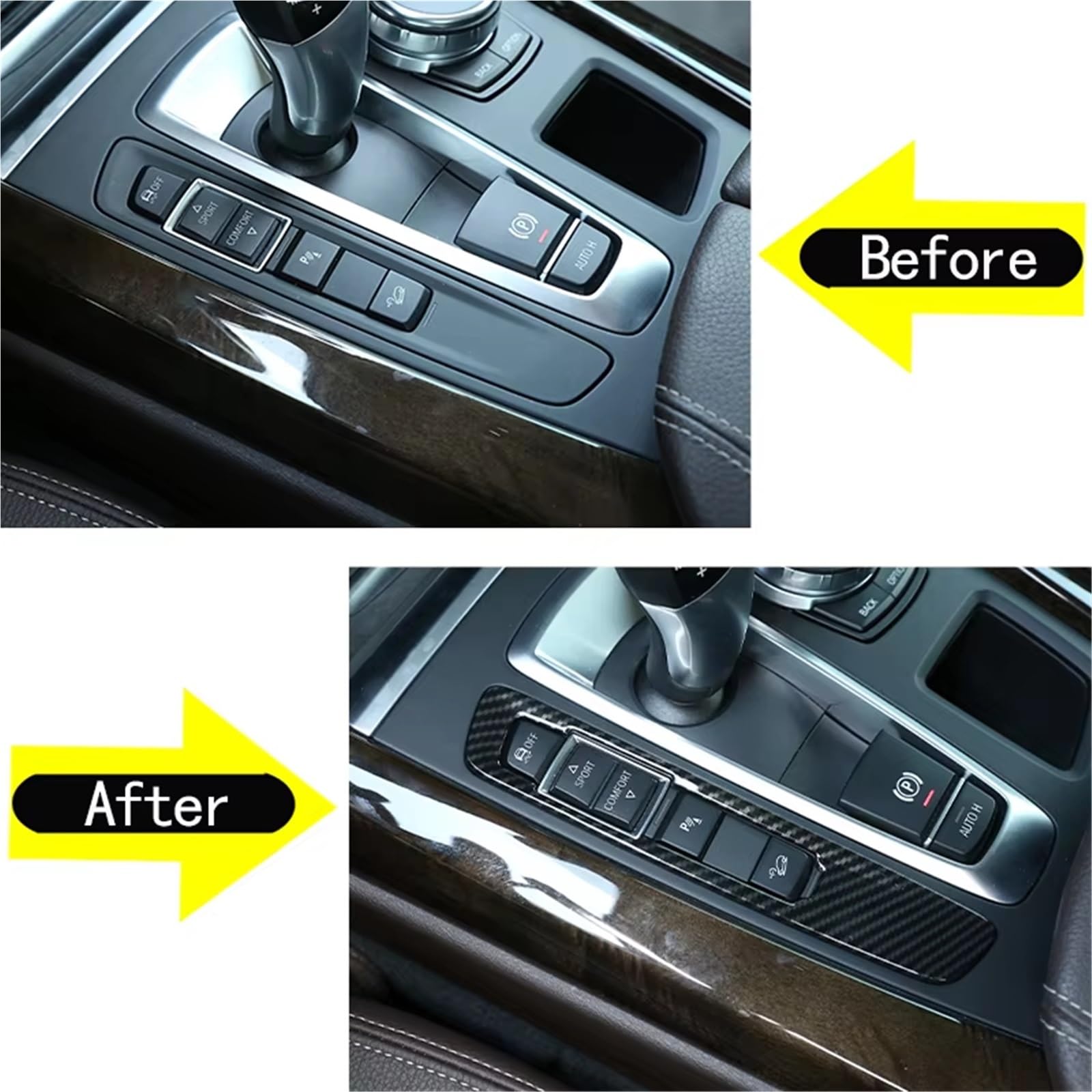 BMW X6 X5 カーボンファイバー 内装パーツセット