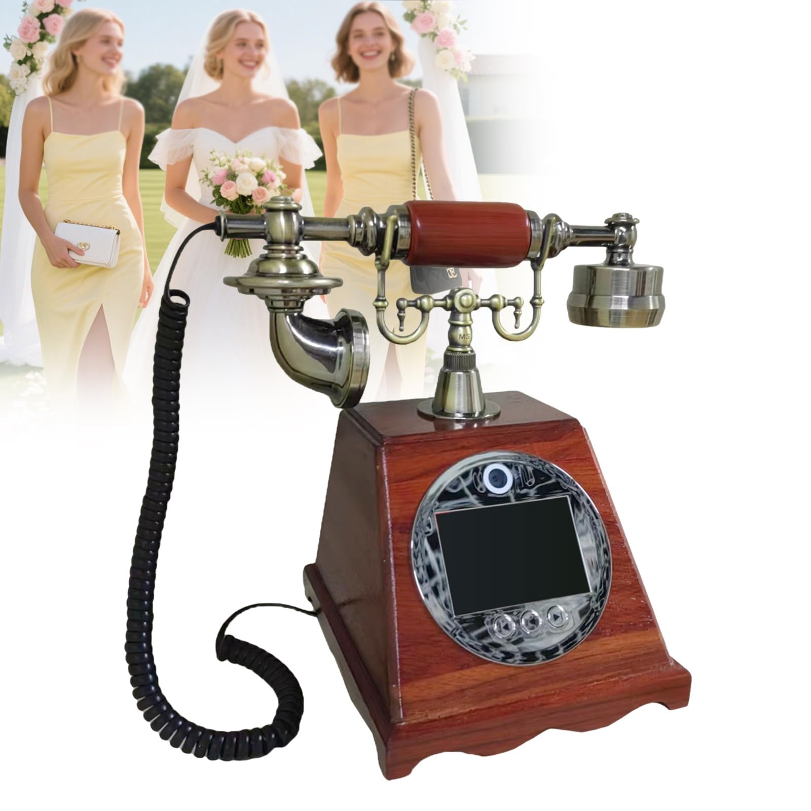Video Audio Phone Guest Book, Customized Video Messages Message Book A
