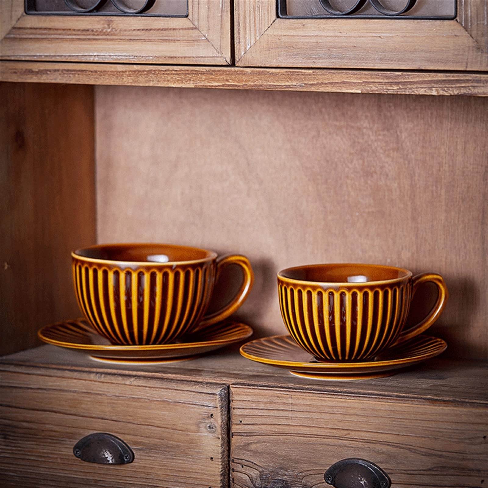 Kubki do kawy vintage kubek do kawy domowy ceramiczny zestaw kwiatów latte pranie ręczne popołudniowa herbata
