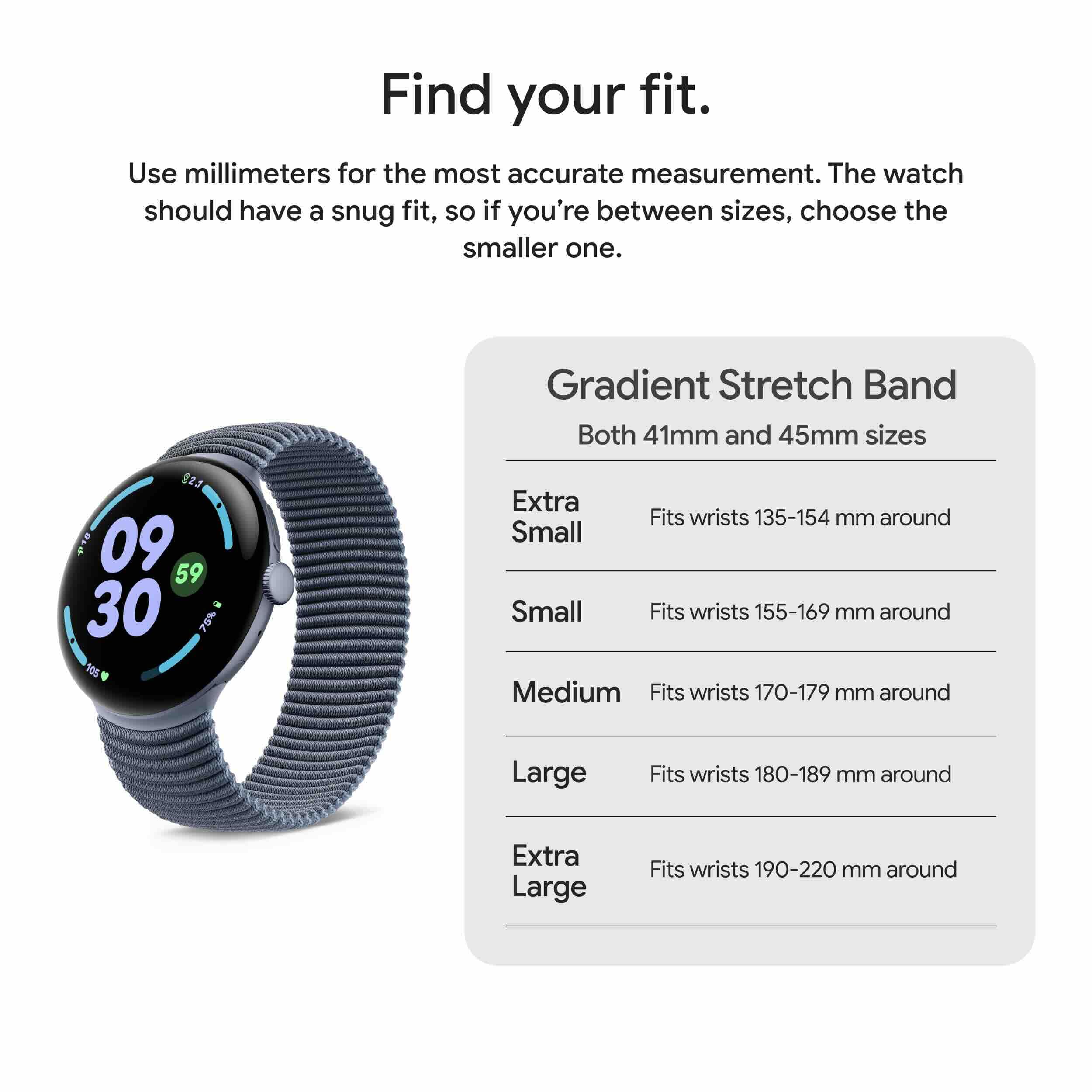 Google Pixel Watch 3 i 4 45 mm, elastyczny pasek kompatybilny tylko z zegarkiem Pixel Watch 3 i 4 – czarny wulkaniczny/szałwiowy zielony, S