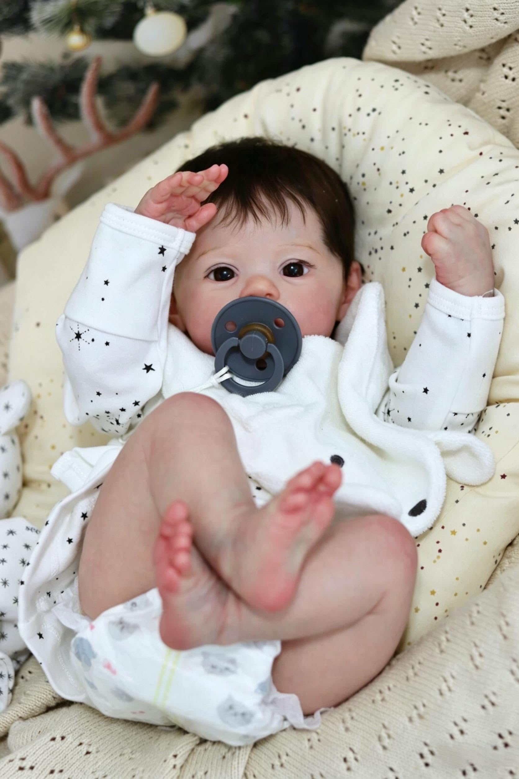 RXDOLL Realistyczne lalki Reborn Baby Dolls silikonowe na całe ciało, winylowe, anatomicznie poprawne, dziewczyna, pełna silikon, lalka, wodoodporne, prawdziwe życie Reborn lalki dla dziewcząt 3+