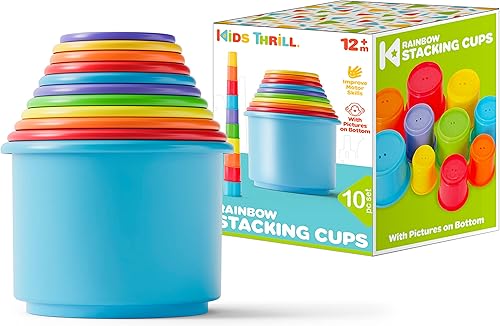 Arco Iris Stacking Nesting tazas Baby Set de construcciĂłn 10piezas Con relieve caracteres Animal Para Interior Exterior tina y la playa divertido Arco Iris Stacking Nesting tazas Baby Set de construcciĂłn 10piezas Con relieve caracteres Animal Para Interior Exterior tina y la playa divertido