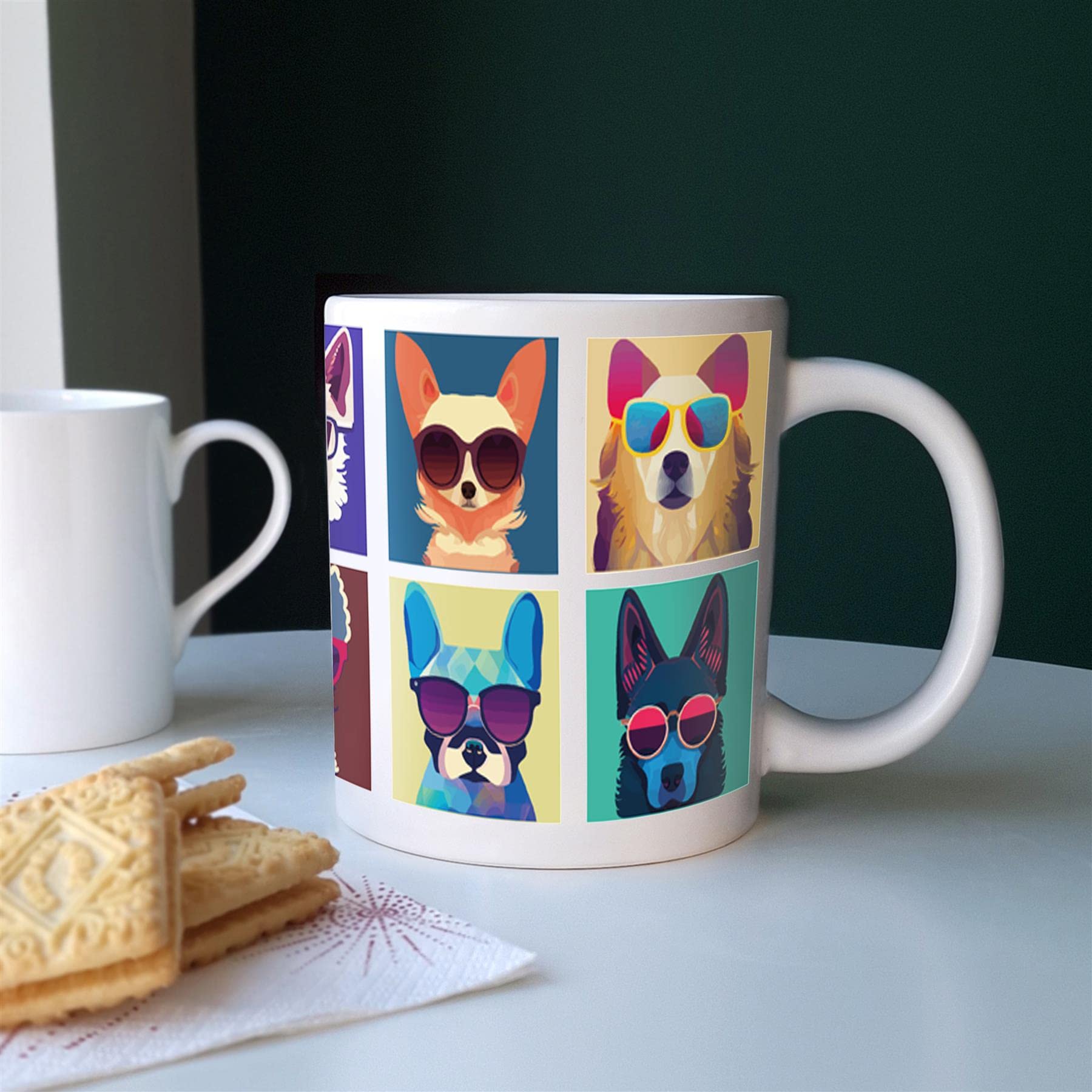 Extra Large Big Cool Pets Dogs Jumbo White Coffee/Tea Gift Mug
