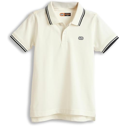 Symbol Boys Cotton Polo T-shirt