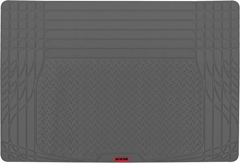 MotorTrend FlexTough SUV Cargo Liner & Car Trunk Mat - Universal Trim-To-Fit All Weather Cargo Mats for Back of SUV - SUV Trunk Mat & Trunk Liner Floor Mat Cargo Cover - Trunk Cover 47.5"in x 32.2"in