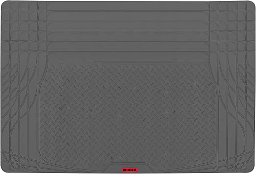 MotorTrend FlexTough SUV Cargo Liner & Car Trunk Mat - Universal Trim-To-Fit All Weather Cargo Mats for Back of SUV - SUV Trunk Mat & Trunk Liner Floor Mat Cargo Cover - Trunk Cover 47.5"in x 32.2"in