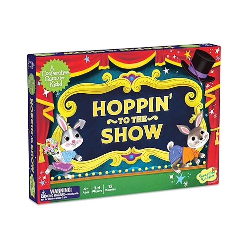 Peaceable Kingdom Hoppin' to The Show Cooperative Game for Kids