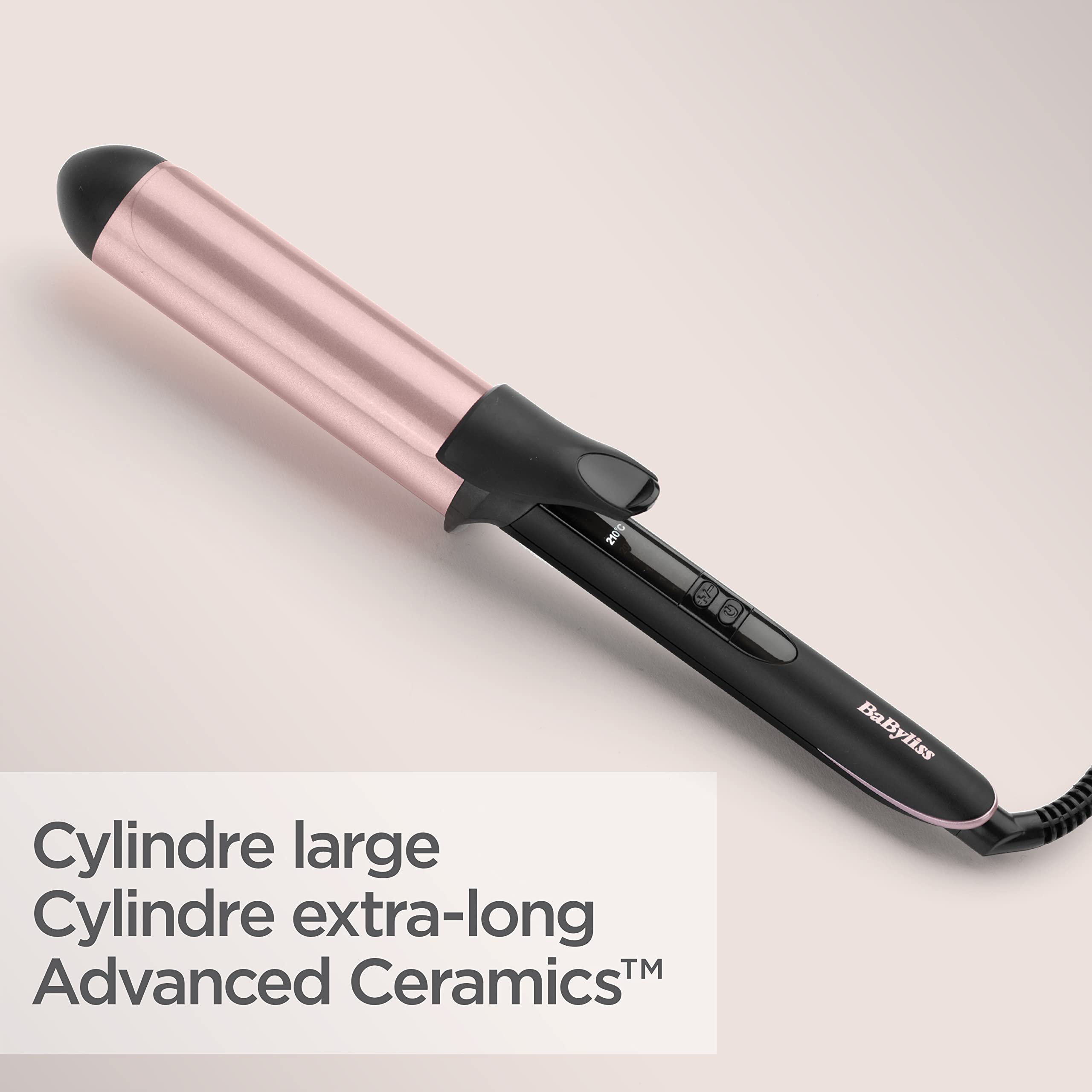 BaByliss - C453E - Boucleur 38 mm Curling Tong en Quartz Céramique