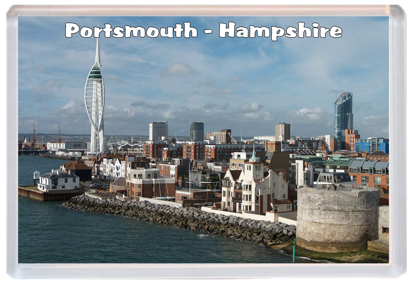 Portsmouth - Hampshire - Jumbo Fridge Magnet 96 x 67 mm JUMBO SIZE BBSM2130