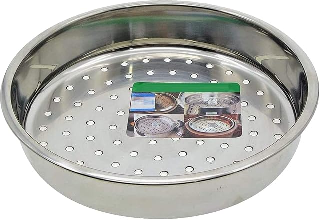 Saim Home Kitchen Cooking Cookware Stainless Steel 8.3-Inch Diameter Round Food Cooker Steamer Rack
