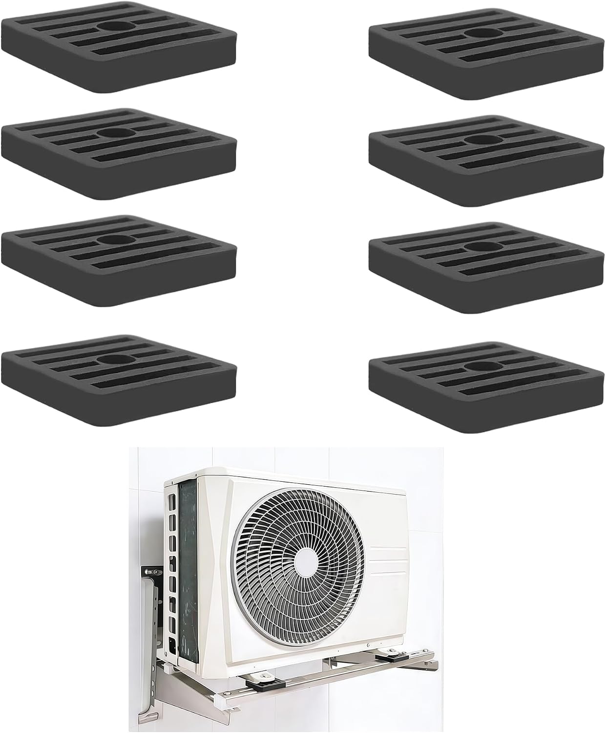 Amazon.com: 8Pcs Mini Split Anti Vibration Rubber Pads - Small Split ...