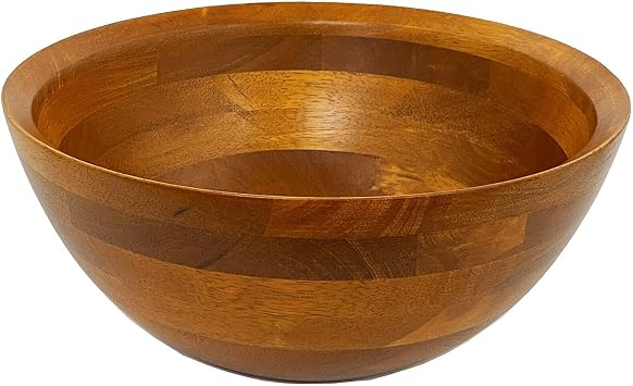 Frieling Rubberwood Conical Bowl, Large 5-Inch x 14-Inch Diameter