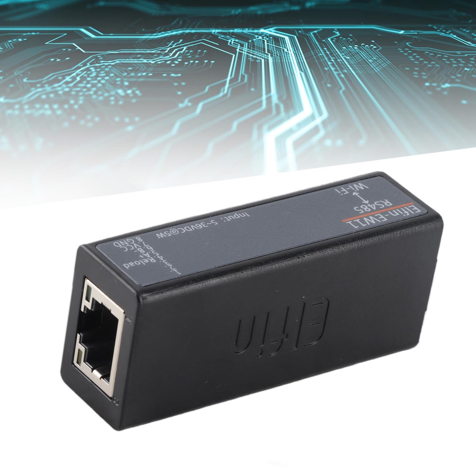 Servidor Serie a WiFi Antena Incorporada Interfaz RJ45 HF7221 Cortex-M4 SOC, ModbusTCP de 160 MHz Admite Cifrado de Datos Múltiples, Función Ap y STA