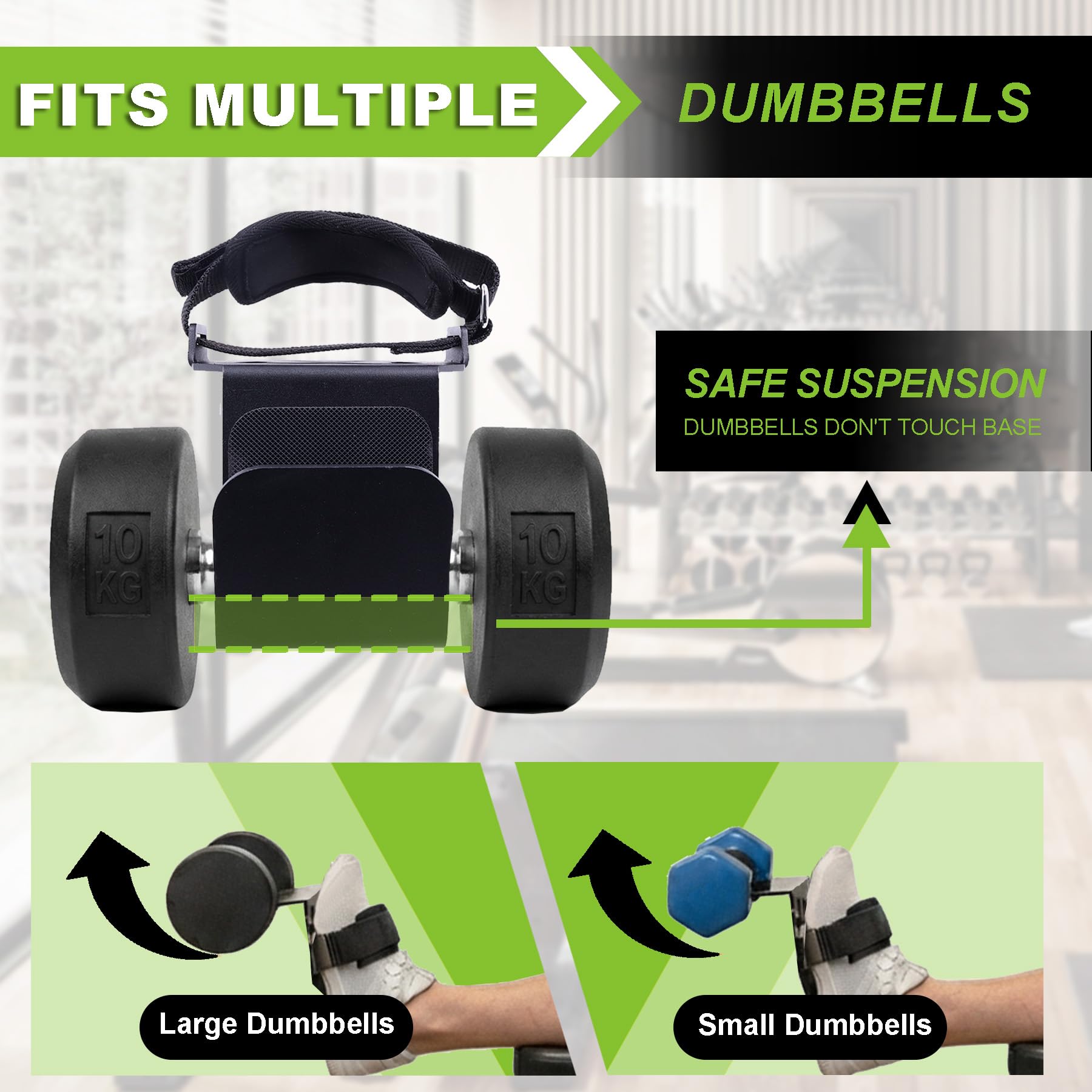 J Bryant Single-Bein-Tibialis-Trainer, Schienbeintrainer für Home-Gym, Halterung für Kurzhanteln mit präziser Passform, Verstellbarer Fußgurt mit Neopren-Polsterung für Unterbeintraining