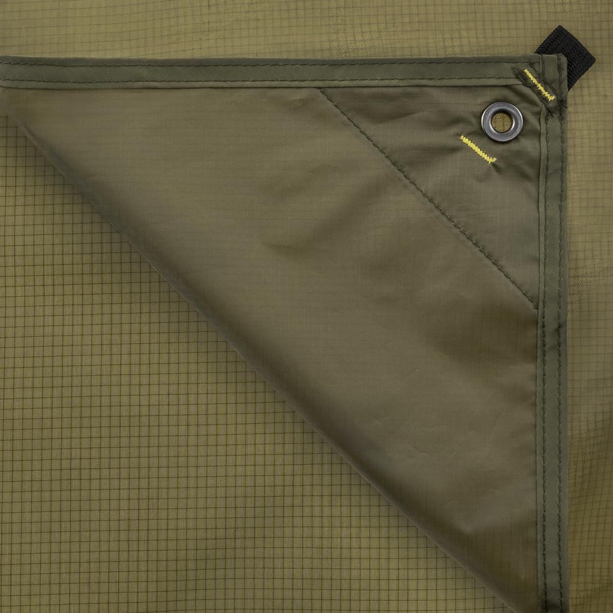 Badger Outdoor X-Rain Tarp Olive 3m x 3m, Tarp, plandeka namiotowa, ultralekka, wodoodporna, markiza plażowa, plandeka kempingowa, przeciwdeszczowa na zewnątrz, akcesoria namiotowe