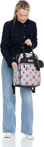 Miniatura 5 de Disney Cudlie - Mochila para pañales para mamás, mochila grande y espaciosa para pañales de viaje para bebé, niño y niña, bolsa de bebé