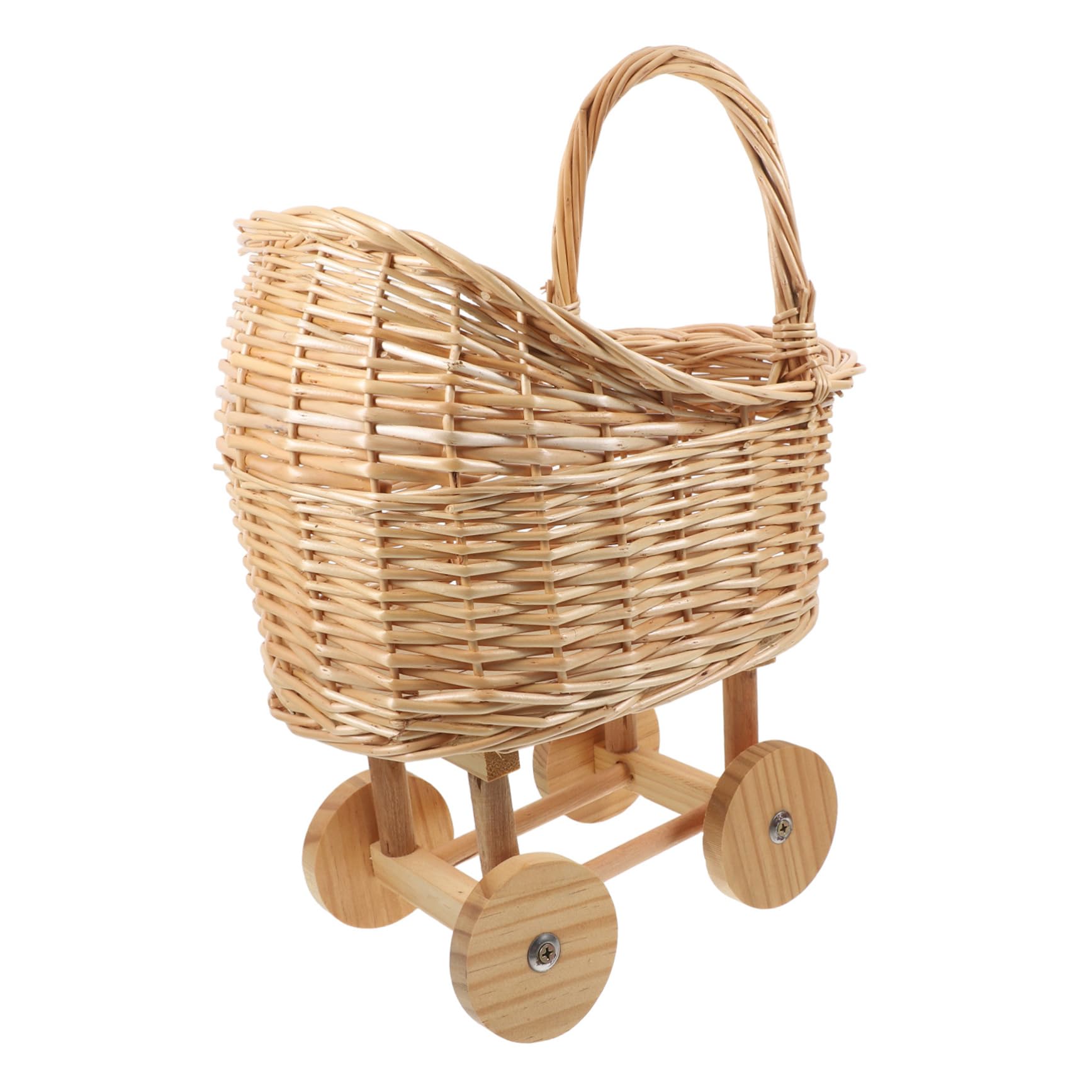 Panier à rotin tissé main haut de gamme pour décoration florale raffinée
