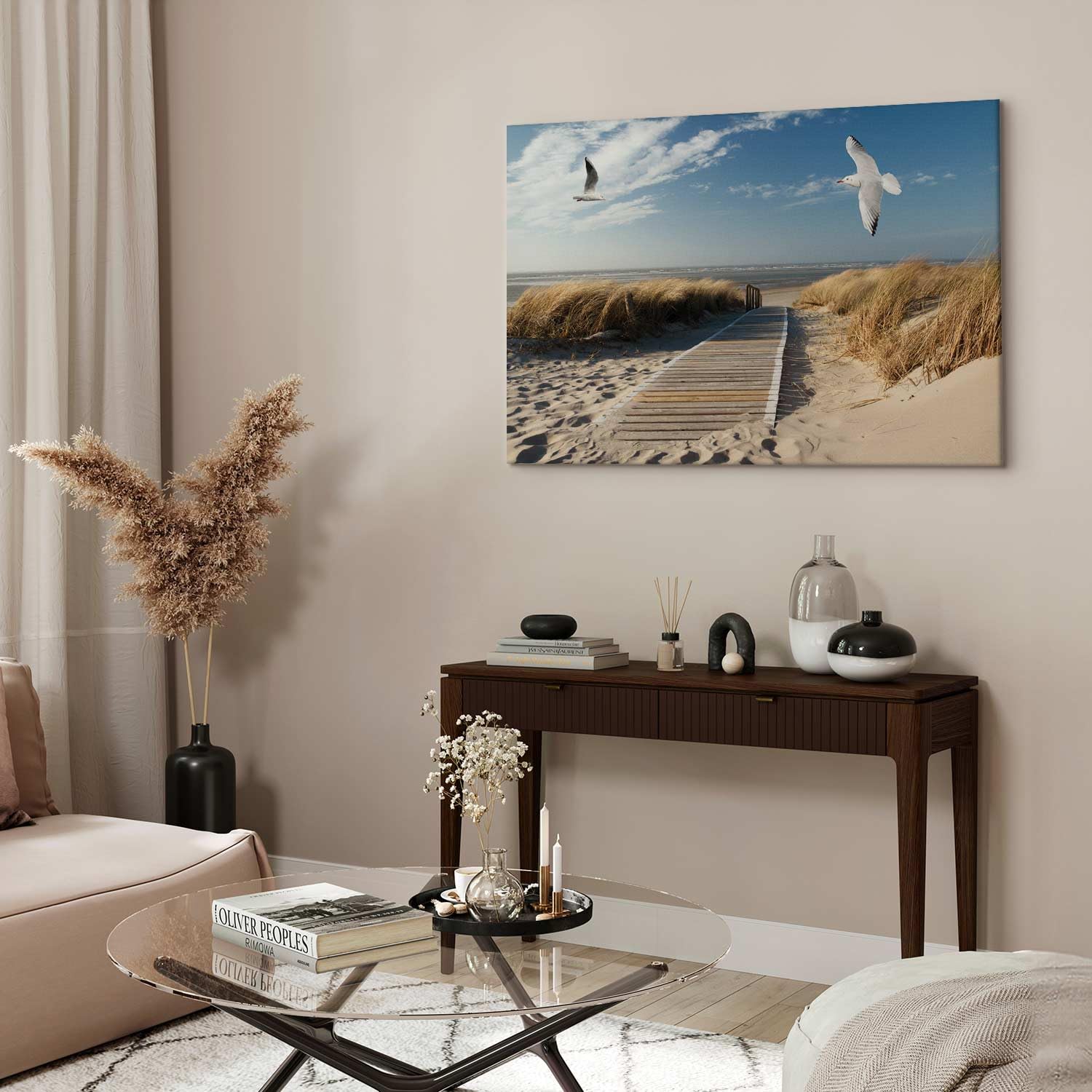 murando - Quadro Moderno per Soggiorno, Paesaggio, 120x80 cm | Chiodi Inclusi, 1 Pezzo, Murale Arte, Stampe da Parete, Resistenti Allo Sbiadimento, Produzione Europea
