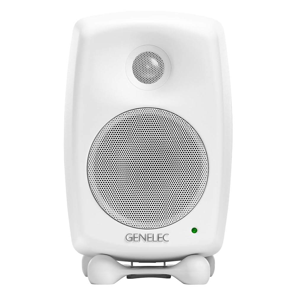 Genelec 8020A ペア 電源ケーブル ケース スタンド付き 人気レア