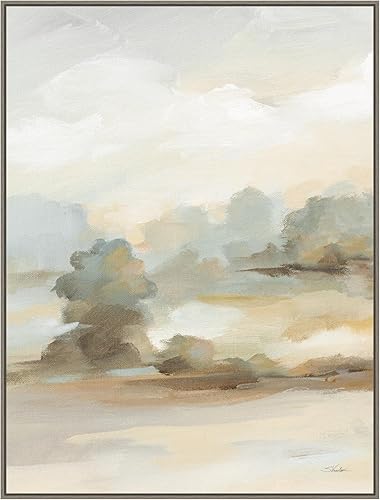 Miniatura 7 de Amanti Art Silvia Vassileva - Lienzo enmarcado para pared, 30 x 23 pulgadas, diseño de paisaje de granja II, lienzo enmarcado para pared, obras de