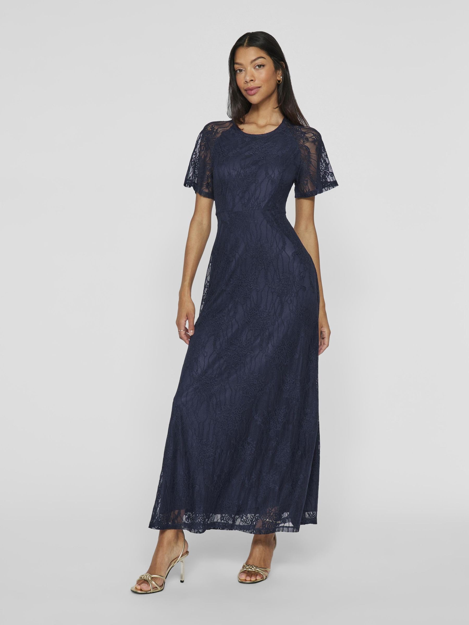 Vila Female Maxikleid VIFEMMA Kurzarm