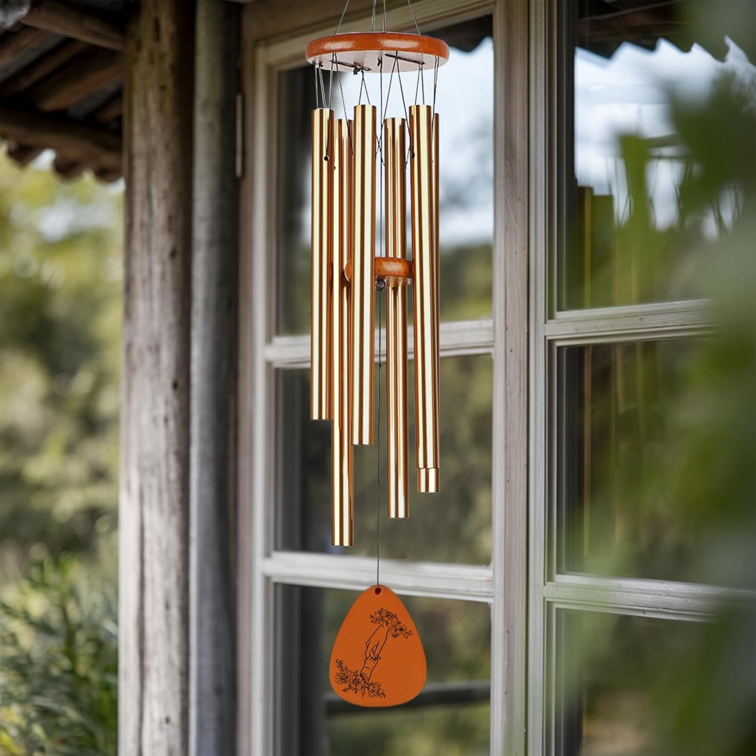 37 Inches Mother Wind Chimes for Outside/Yard, Wind Chimes for Mom Birthday Gifts from Daughter, Son for Mom Outdoor Gifts Garden, Patio Decor - Mother Daughter Gift - Image 3