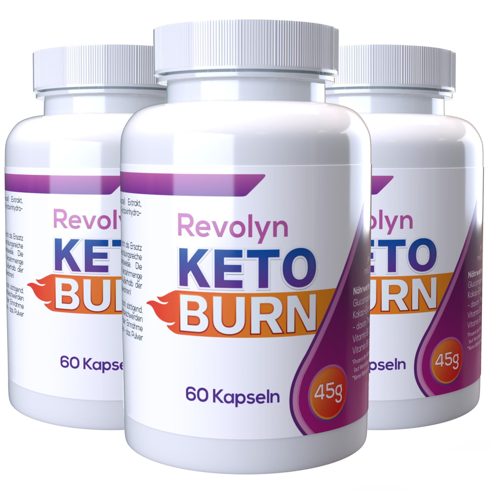 Keto Burn - 180 Kapseln (3x 60 Kapseln), 3er Pack