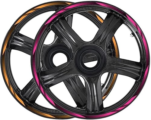 Hub Decal Motorcycle Sticker Wheel Rim Decal for Bajaj for Dominar 400 for Platina for Pulsar 100 125 150 200 17" Wheel Stickers Stripe Tape (Color