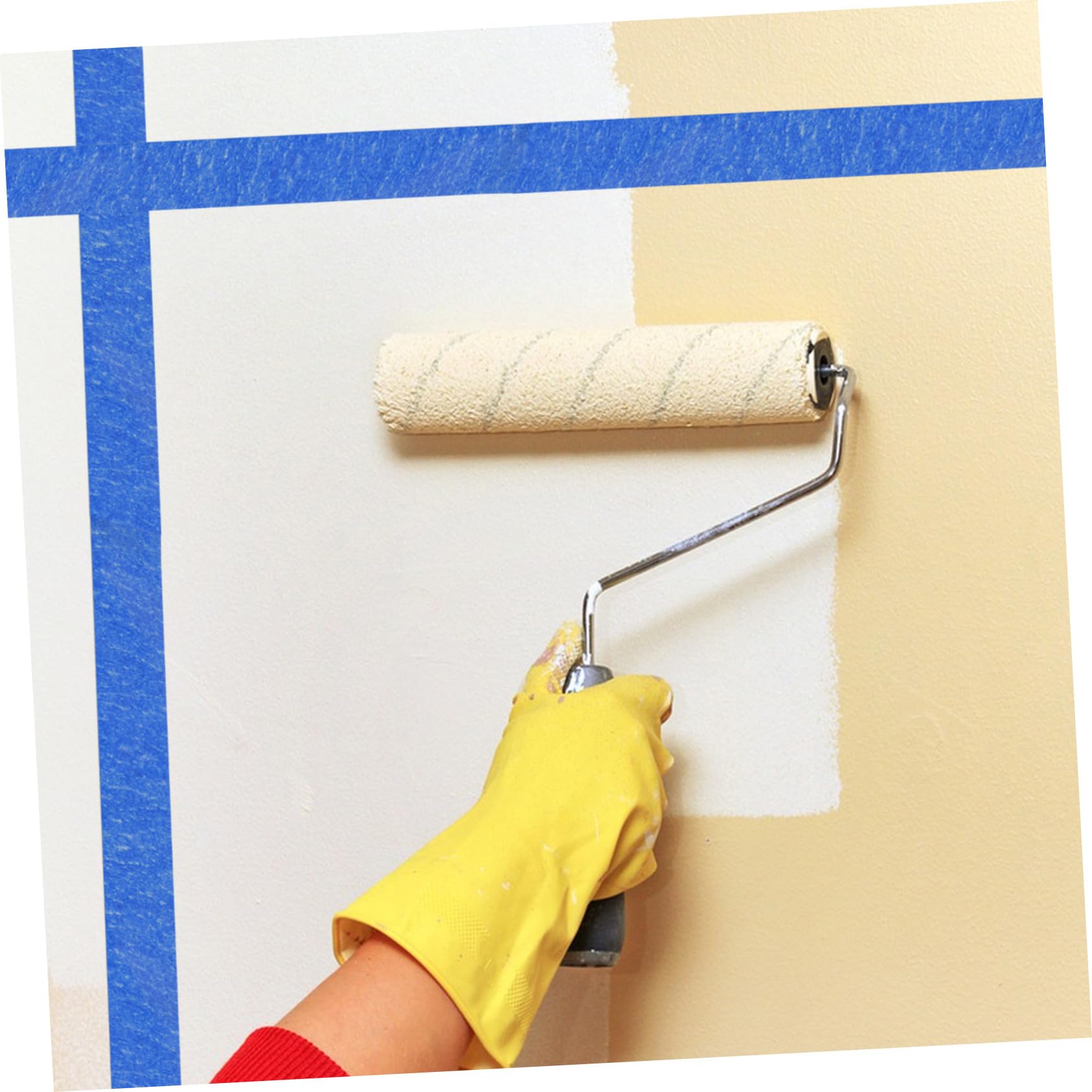 4 Rouleaux Ruban de Masquage Peinture Bleu Foncé Lot de Adhésif pour DIY Décoration Protection et Projets Artistiques