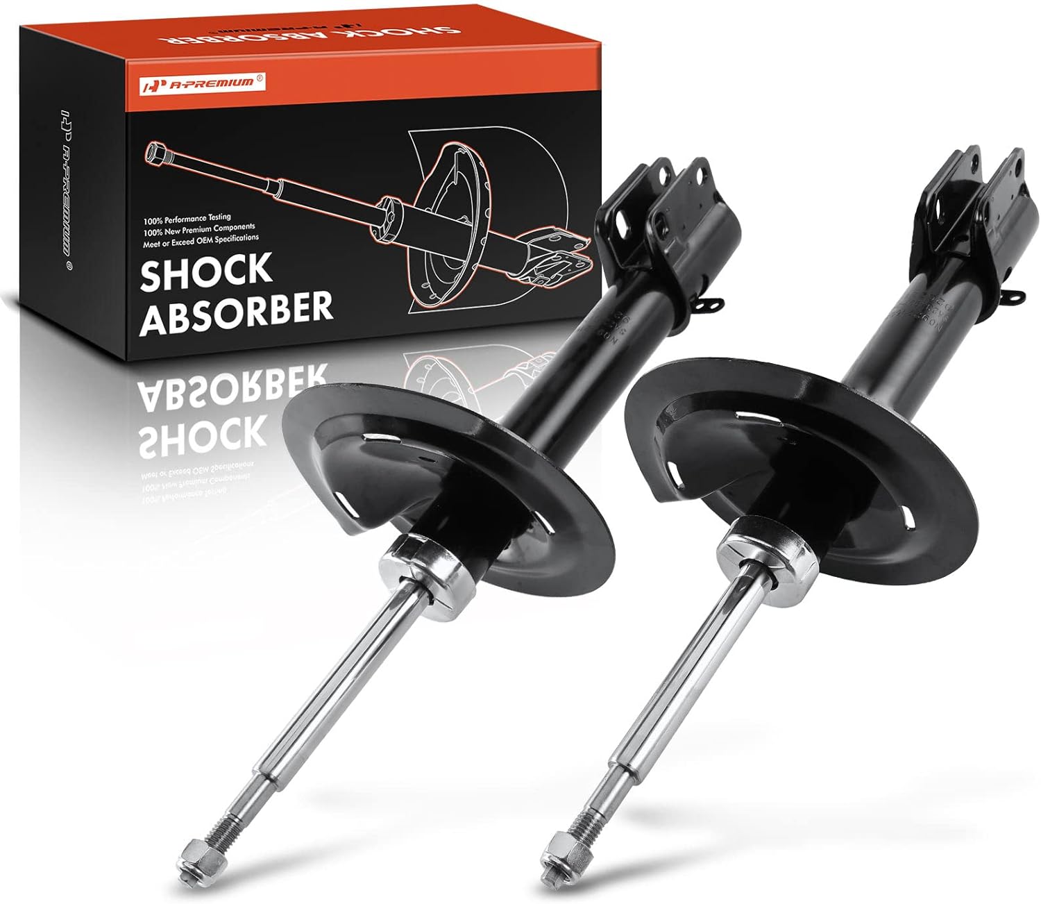 A-Premium Rear Shock Absorber Compatible with Dodge & Plymouth Neon 1995 1996 1997 1998 1999, Driver and Passenger Side