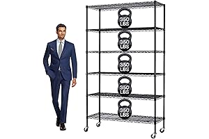 6-Tier Wire Shelving Casters with NSF Certification: The Rolling Storage Solution