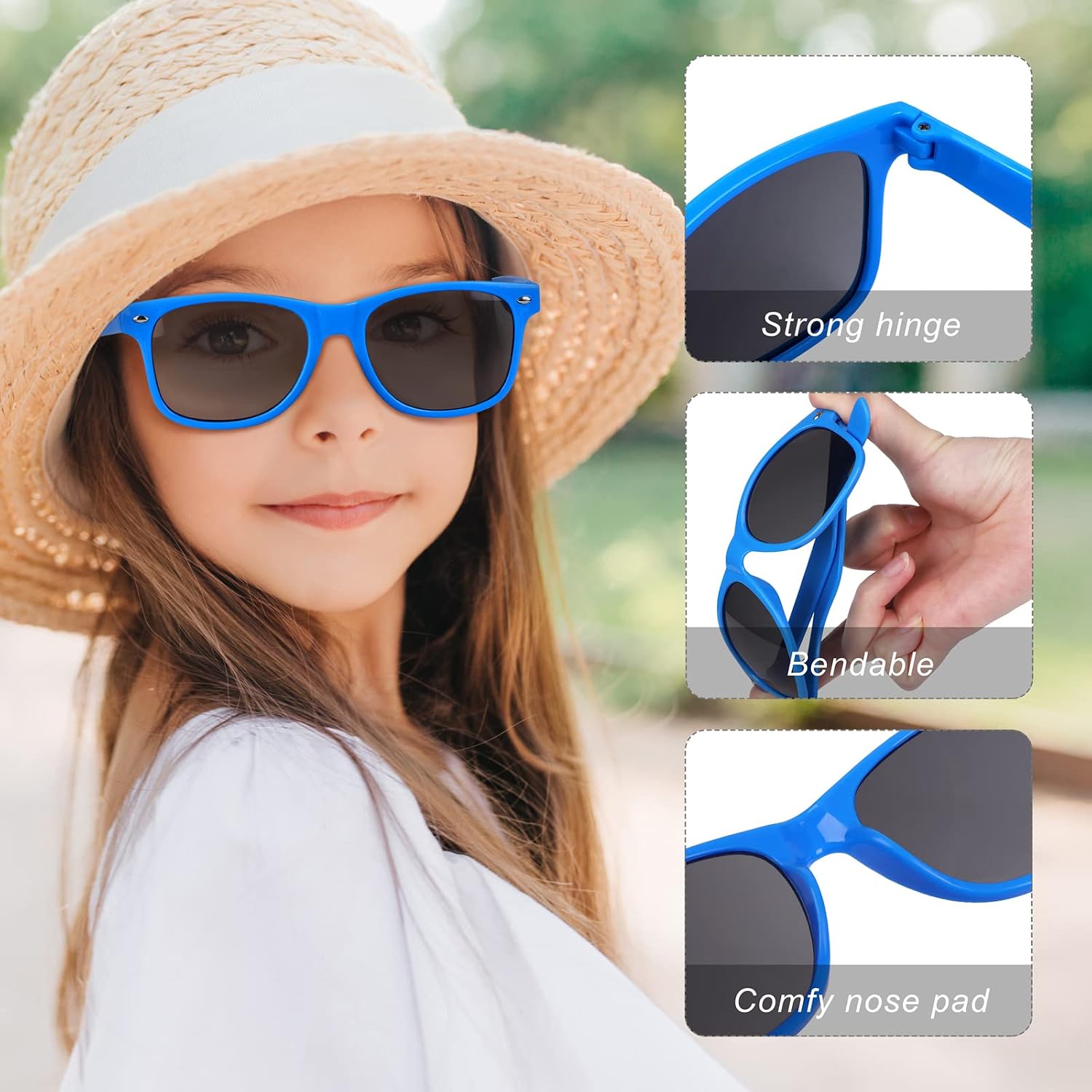 Elcoho 48 Pieces Pool and Beach Party Favors Inflatable Beach Balls Sunglasses for Adults Pool Party Supplies Summer Water Fun Toys for Beach Park Backyard Summer Party