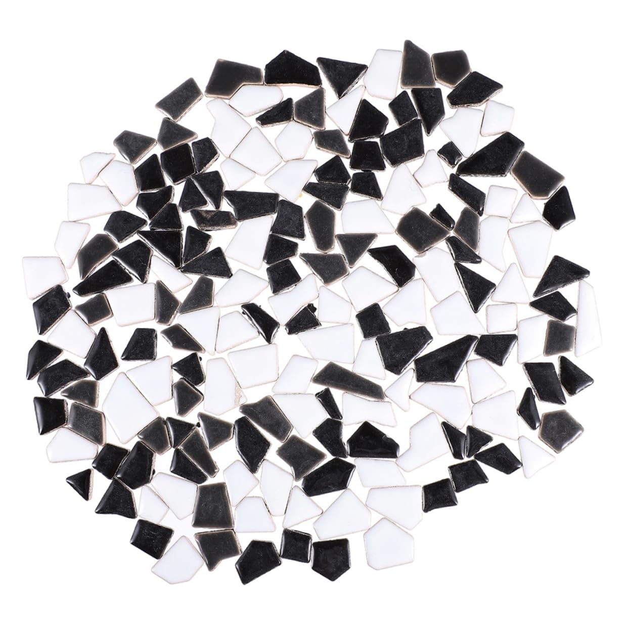 Tessere per Mosaico Ceramica Irregolari 1 Sacchetto per DIY Art Craft | Pezzi Creativi per Vasi e Progetti Casalinghi, Bordi Uniformi, Uso Pratico e Comodo