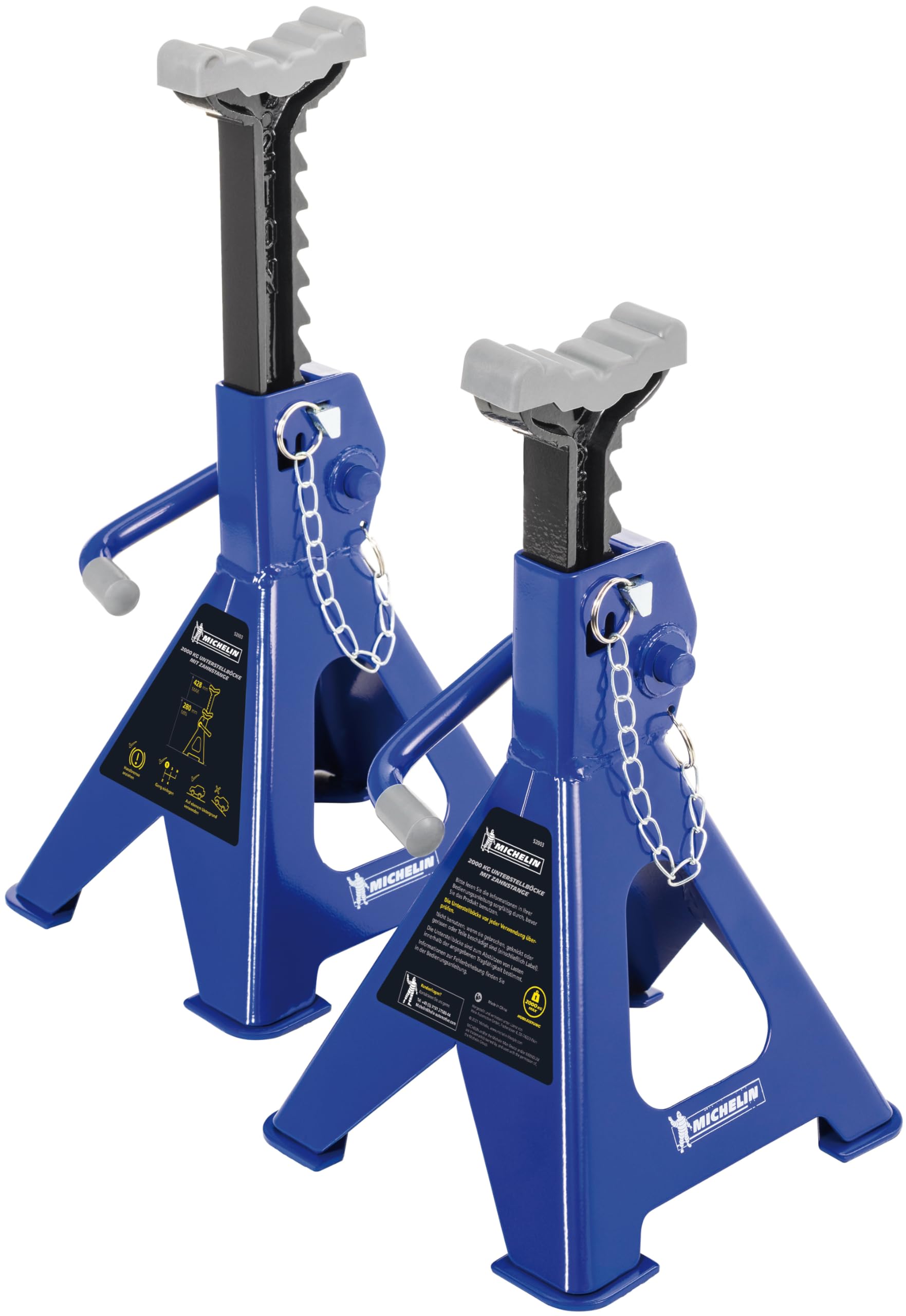 MICHELIN2 Ratchet Locking Jack Stands 2T