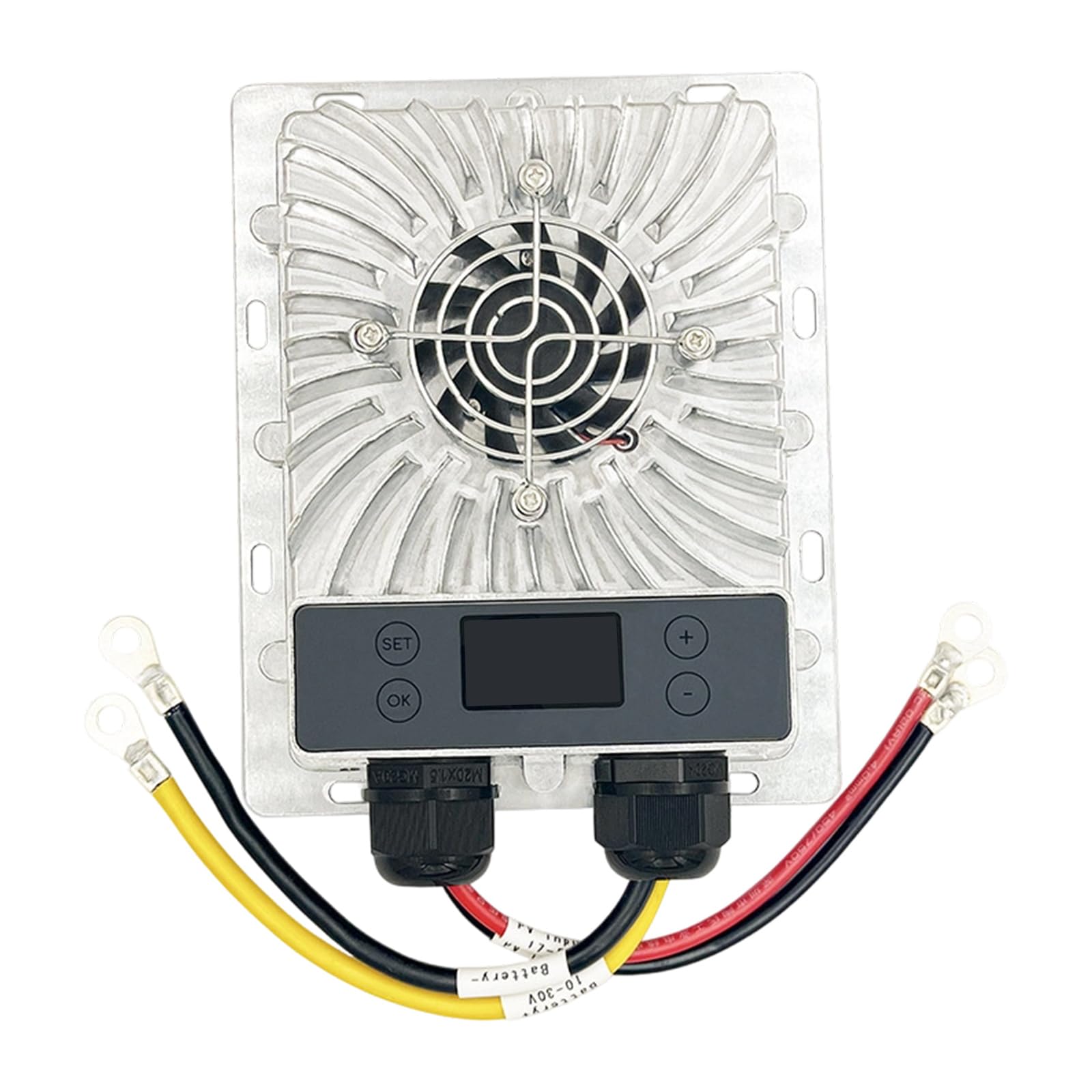 Rate 600W MPPT Solar Chargers with Temperature Control Aluminum Fee Regulator for 12V to 24V Batteries High Efficiency MPPT Regulator