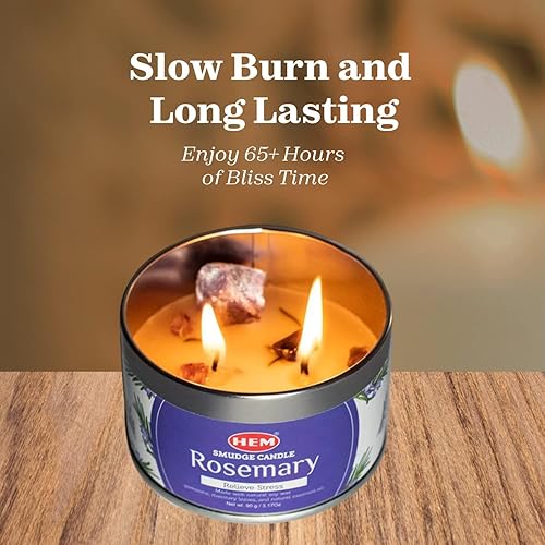 Miniatura 4 de Velas perfumadas para limpiar la casa, velas de soja natural de 3.2 onzas con cristales en el interior, larga duración, 20 horas de combustión