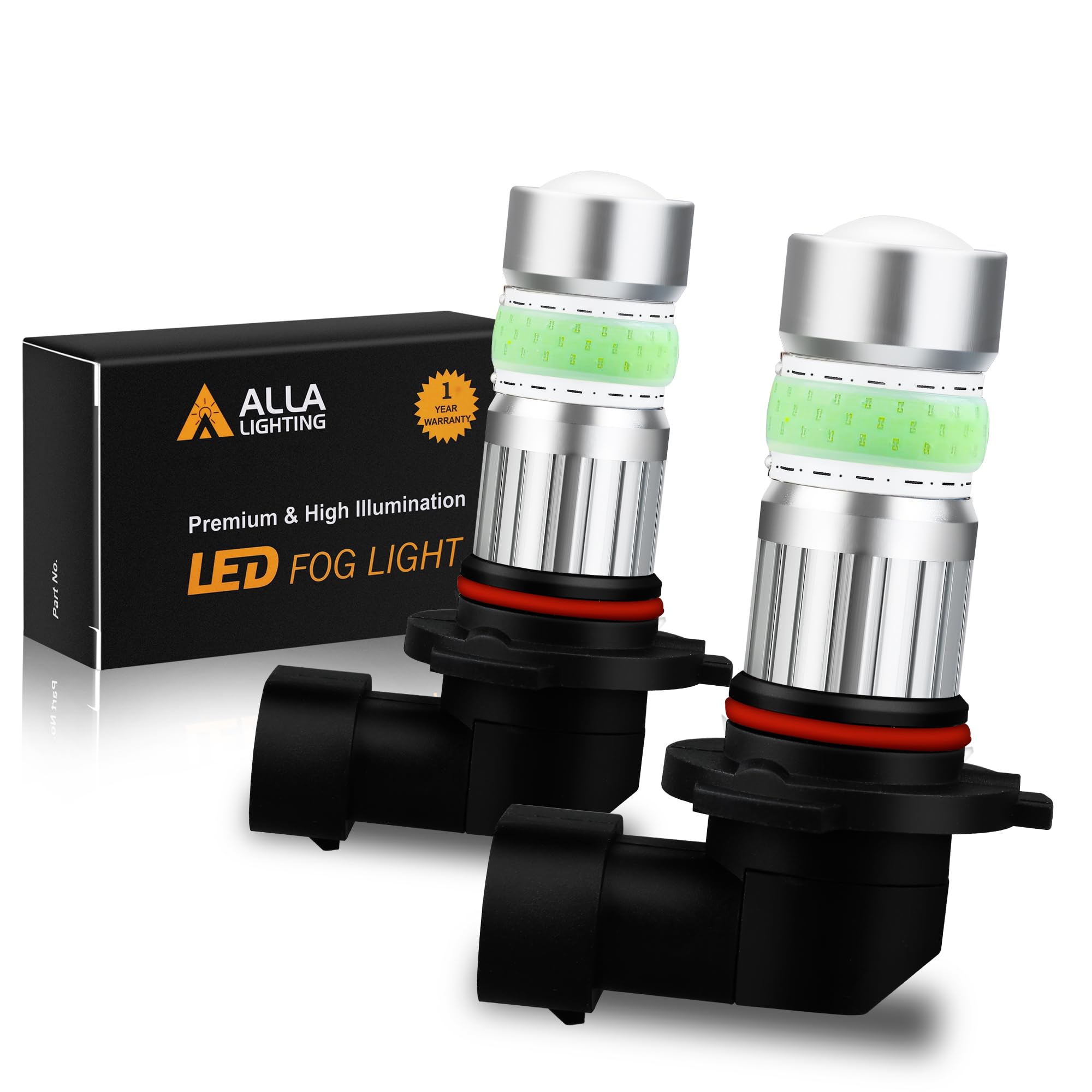 Amazon.com: Alla Lighting 9145 9140 H10 LED Fog Lights Bulbs