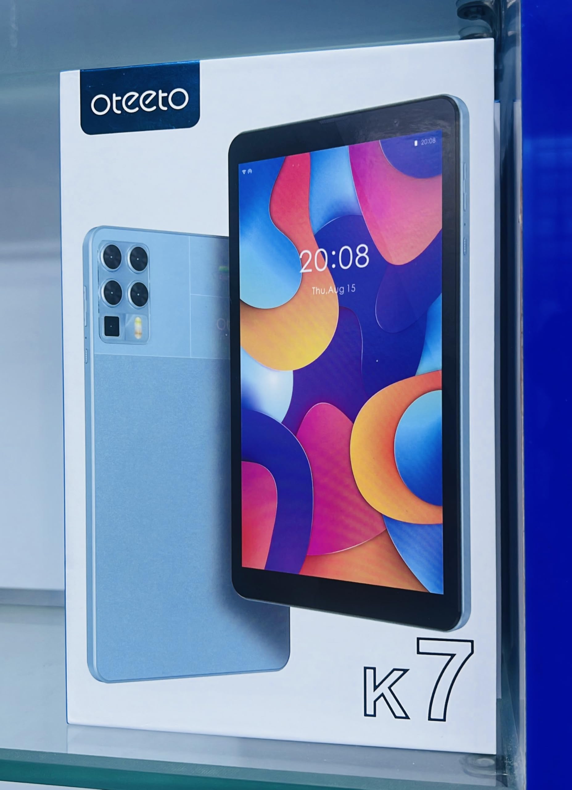 Oteto Tablet K7 7.0 Inch Display Android 13 Tablet With 8GB RAM 256 GB ROM 3500 mAh Battery Octa Core Processor Android 13.0 I 5.0 + 8.0MP Front & Rear Camera for Home, office, Education and games