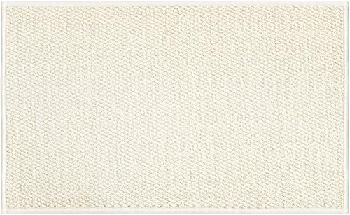 Artoid Mode - Alfombra de puerta beige lavable a máquina, antideslizante, suave y resistente a manchas para cocina, pasillo, baño y lavandería,