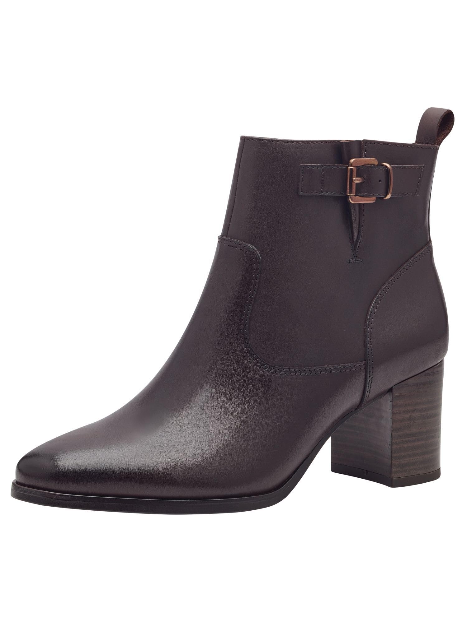 MARCO TOZZI Women's Bootie Zip and Briefs 2-25061-43 Fashion Boot, Mocha, 3.5 UK