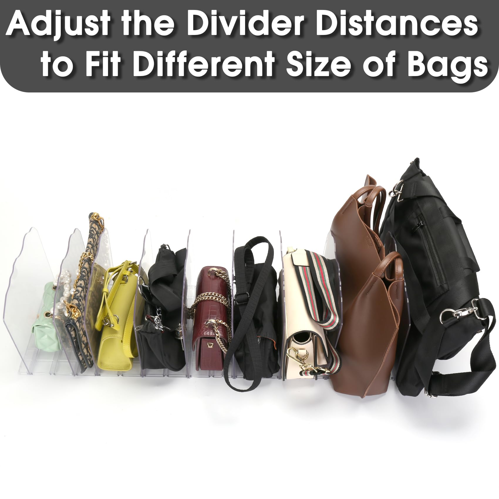 Acryl Handtaschen-Organizer - Transparent & Platzsparend Für Schrank