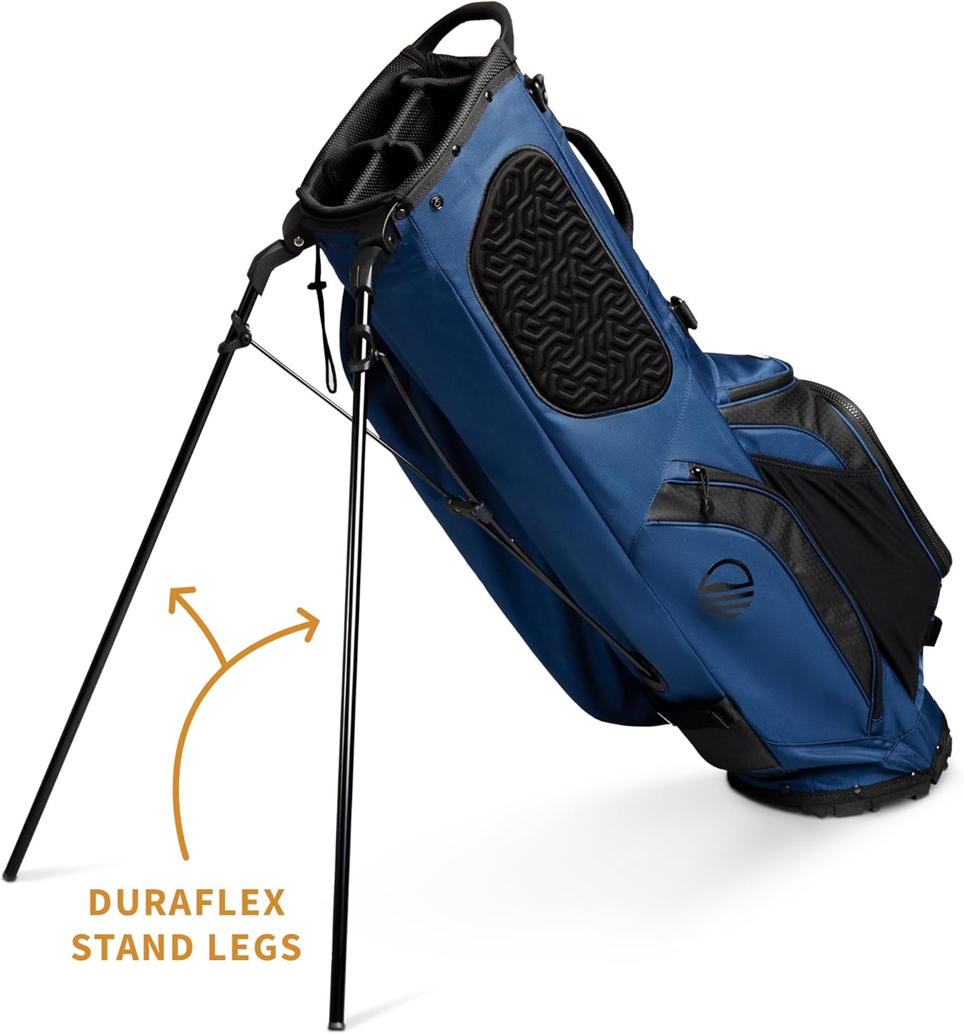 Sunday Golf Ryder Stand Bag – Lightweight 4.9 lb Full-Size 14-Club Golf Bag with 5-Way Divider, Frosty Insulated Pocket & Water-Resistant Zippers