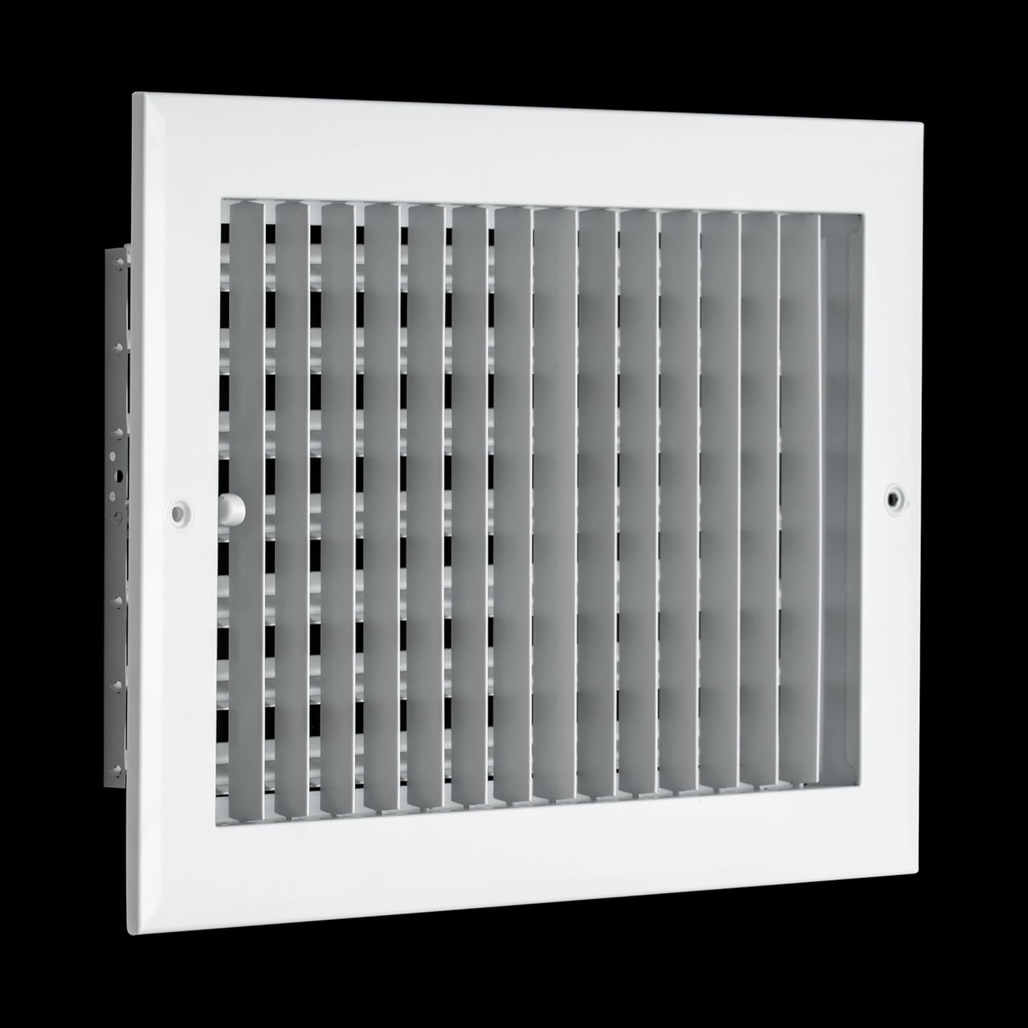 Fits 12x8 Duct Opening Aluminum Adjustable Air Supply Grille by Handua | Rust Proof | Register Vent Cover Grill for Sidewall and Ceiling | White | Outer Dimensions: 13.75" X 9.75"