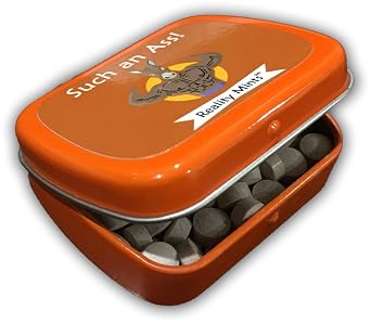 Such An Ass Mints Buff donkey design mint tin Novelty candy for men Chocolate breath mints, sugar-free